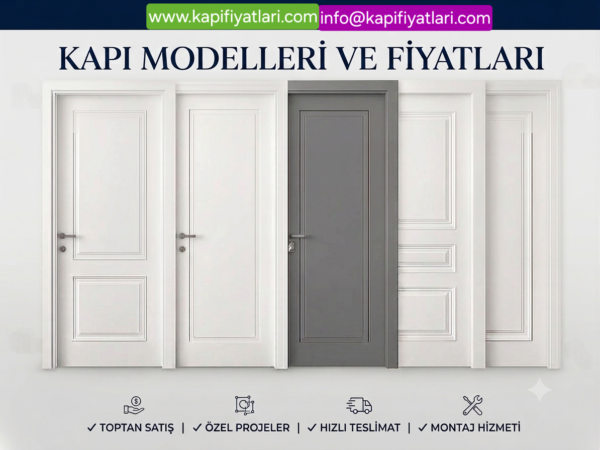 Beyaz Melamin Oda Kapısı | Efes Modeli